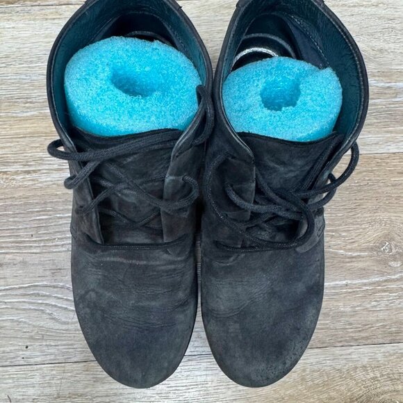 Dansko Lucille Black Nubuck Ankle Boot Women's Size EU 37 - Picture 2 of 7